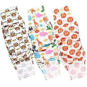 Wegreeco Washable Male Dog Belly Band Pattern- Pack of 3 - Washable Male Dog Belly Wrap, Dog Diapers Male (S, Magic)