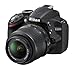Price comparison product image Nikon D3200 Digital SLR Camera with 18-55mm VR Lens Kit - Black (24.2MP) 3 inch LCD