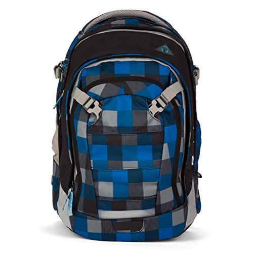 Preisvergleich Produktbild Satch Schulrucksack Match Airtwist 911 karo blau / grau