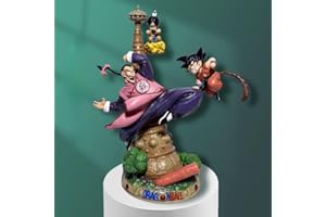 REOZIGN Figurines DBZ Tao Pai Pai VS Goku,Goku Gohan Buu Frieza Broly Figure Statue DBZ Statue Figurines à Collectionner pour Les Fans d'anime DBZ 27 cm/10,6 Pouces