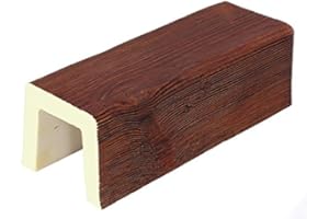 VIGAS IMITACION MADERA VIGA IMITACION MADERA DECORATIVA DE POLIURETANO 10CM DE ANCHO X 10CM DE ALTO X 3 metros DE LARGO