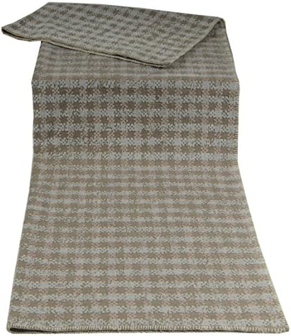 David Fussenegger 193893 K2 Deco Plaid Cotton Blend Smoke, 200 x 130 x 1 cm, glencheck