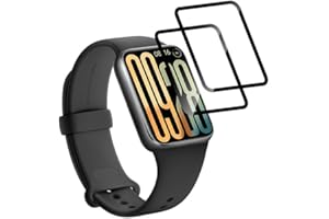 Banuyaw 2 Stück Schutzfolie für Xiaomi Smart Band 9 Pro Folie, Schutzglas für Soft TPU Displayschutz Xiaomi Band 9 Pro Panzer Schutz Folie, Blasenfrei Panzerfolie