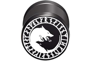 BlackAmazement Mujer Hombre Unisex acero inoxidable