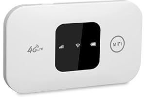 BATHGATE Portable WiFi Travel Router with SIM Card Slot, Plug & Play, Pocket 4G Mobile Router Hotspot, High Global Compatibility, Mobile WiFi Hotspot Dongle Connects Up to 10 Devices MINI Hotspot Modem