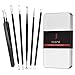 Produktbild ElleSye 6 Stücke Blackhead Removal Kit Mitesserentfernungs Set, verbesserte Biegepinzette, Komedonenextraktor, Mitesser Akne Entfernung, Antibakterieller Beschichtungsgriff, lebenslange Garantie