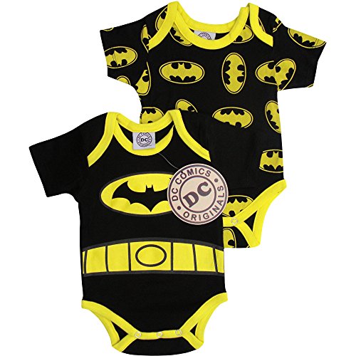 Baby Boy's Batman Romper Sleep Suit (Set of 2) (3-6 Months)