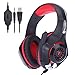 Produktbild KKmoon Beexcellent GM-1 Professional Esport Gaming-Kopfhörer Ohrhörer in Ear 3,5 mm & USB-Mikrofon LED-Licht-Rauschunterdrückung für PS4/Xbox One/Mac/PC/iOS/Android