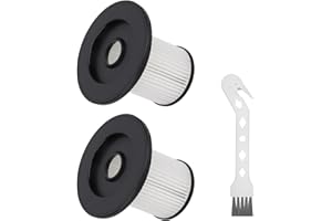 GREESUIT 2 filtros de repuesto compatibles con aspiradoras Bosch Unlimited Series 6 - Filtro de repuesto HEPA para BBS611B3CN/BHZU61FCN/BKS6111P/BCS611AM, con cepillo de limpieza