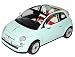 Produktbild Fiat 500C Nuova Minz Grün Cabriolet 2007-2014 1/18 Motormax Modell Auto mit individiuellem Wunschkennzeichen
