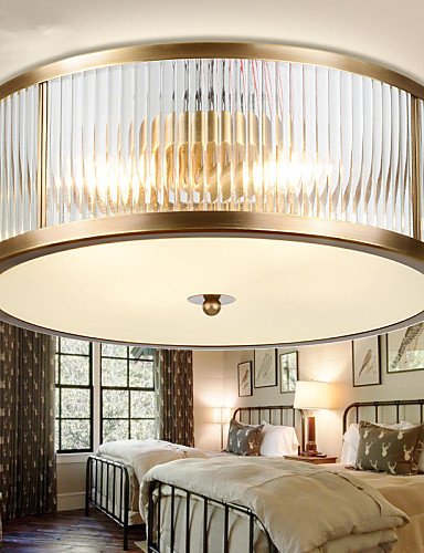 Preisvergleich Produktbild DXZMBDM® 5 Traditionell-Klassisch / Rustikal / Ländlich LED / Inklusive Glühbirne Messing Metall Unterputz Wohnzimmer / Schlafzimmer / Esszimmer , white-220-240v