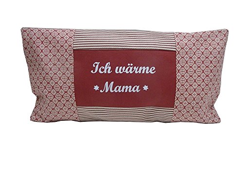 Dinkelkissen mit Namen !!! 5 Wörter möglich in 3 Kammern abgenäht zur Wärme-Kälte und Entspannungstherapie im Patchworkstil in liebevoller Handarbeit hergestellt Größe 40x20cm Bezug waschbar !!!