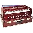 Salablez® Harmonium 2 Line Reed (Bass + Male) 9 Stopper 42 Keys Folding Portable Harmonium With Coupler High Sound With Free Bag Folding Portable Orignal Indian Music Art Instrument With Free Bag
