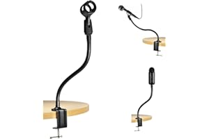 AYIZON Podium Microphone Stand, Yeti Mic Stand,Desk Microphone Mount Holder Compatible with Blue Yeti Snowball Nano X,Condenser Microphone for Meetings,Radio,Recordings, Broadcasting, Streaming, Singing