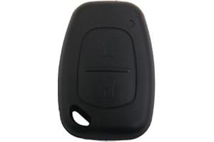 MAGIDEAL Cáscara Funda de Llave Reemplazo Romota 2 Botones para Vauxhall Opel Vivaro Renault Trafic