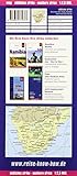 Image de África austral: Botsuana, Lesotho, Mozambique, Naminia, Sudáfrica, Suazilandai, Zimbaue, mapa de carreteras impermeable. Escala 1:2.500.000. Reise K