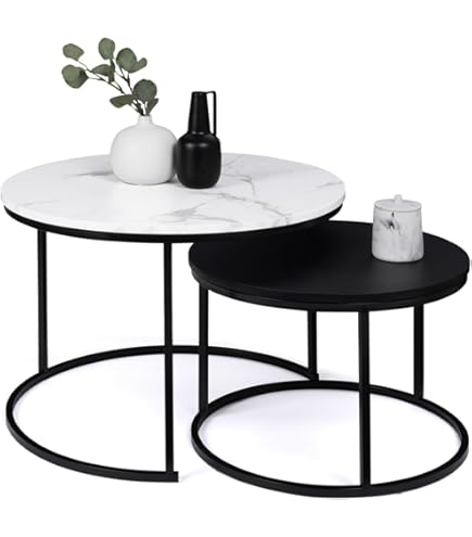 Salontafel van gelaagd glas en zwart metaal Made in Italy Salontafel van gelaagd glas en zwart metaal Made in Italy