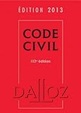 Code civil 2013 - 112e éd.: Codes Dalloz Universitaires et Professionnels