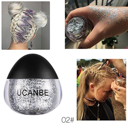 Preisvergleich Produktbild Sansee Makeup Glitzer Lidschatten Schimmern Pigment Lose Pulver (1PC * Schimmerpuder, B)