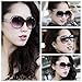 Produktbild Dark Braun New Damen Retro Vintage Love Herz Shades Eyewear Designer Sonnenbrille