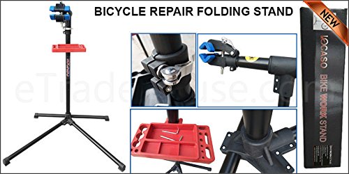 Preisvergleich Produktbild höhenverstellbar drehbar zusammenklappbar Fahrrad Wartung Mechaniker Reparatur Arbeit Ständer rack-bl