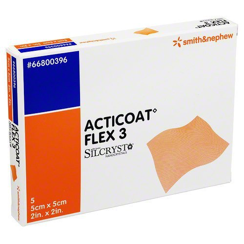 ACTICOAT Flex 3 5 x 5 cm Dressings by Acticoat