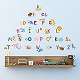 Decowall DA-1503A Tier-Alphabet Wandsticker Wandaufkleber Wandtattoo Kinderzimmer - 2