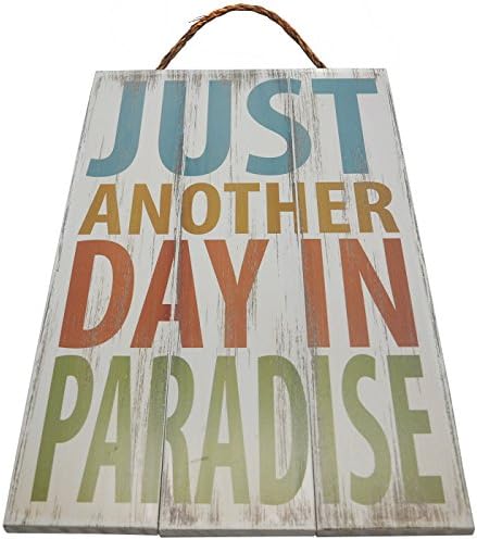 Just Another Day In Paradise Vintage Wood Sign For Beach House Wall Decor Or Gift -- PERFECT BEACH HOUSE DECOR!