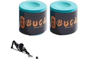 BRDTKUGV 2 Pcs Excellent Quality Snooker Chalk, Multifunctional Pool Cue Chalk, No-Slip Dry Pool Cue Chalks, for Bars, Gym,Tournaments Home, Sports Billiard(Light Green)