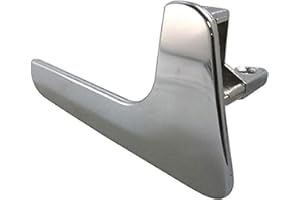 Twowinds - Manilla Interior 6K0837113 Compatible con Seat Cordoba, Ibiza 3, 6k 6k2 6K1 (1999-2002) - Puerta Delantera y Trasera, Derecha (lado pasajero) - Tirador - Maneta Cromada