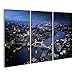 Produktbild islandburner Bild Bilder auf Leinwand London-Vogelperspektive mit Turm-Brücke, Großbritannien Wandbild, Poster, Leinwandbild LMO