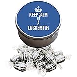 Azul KEEP CALM I 'm un cerrajero Everton Mentas Sweet Tin 2623