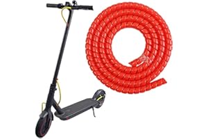 MotuTech 1 Mètre Gaines de Câbles pour Xiaomi M365 / M365 Pro/Pro 2 / 1S pour Segway Ninebot G30 Max Range Câble Protection 1M φ 9mm Cache Câbles pour Câbles Ordinateur/USB/Audio/Vidéo