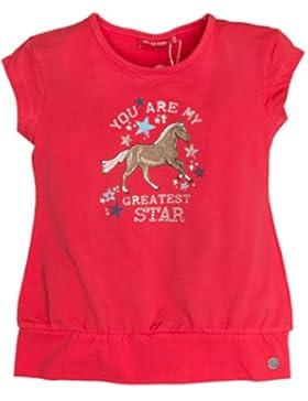 SALT AND PEPPER Mädchen T-Shirt Horses Uni Bündchen