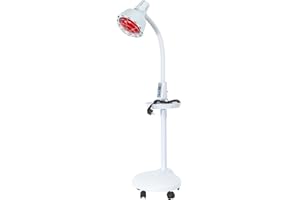 ARBGO Infrarot Lampe 275W Rotlichtlampe Wärmelampe Infrarotlampe mit Ständer Stehlampe Infrarot Licht Infrarotstrahler Einstellbare Temperatur Rotlicht Strahler für Leichtigkeit