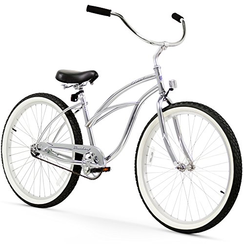 Firmstrong Urban Lady Single Speed - Women's 26" Beach Cruiser Bike (Chrome)