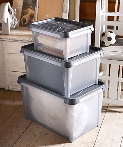 Orthex 3461265 Smart Store Dry Box, PP, grau, 50 x 40 x 26 cm - 4