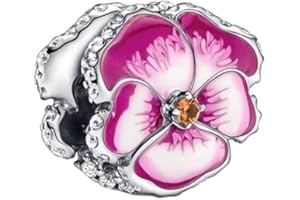 BEEUVIP Charmes Animaux personnages vie pour Bracelets - Charms de Perles ajourées en Argent Sterling 925, charmes de Coeur d'amour pour Bracelets et Colliers pour Femmes Filles