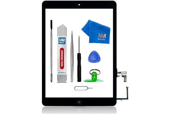 MMOBIEL Écran Tactile Compatible avec iPad Air (Noir) 9.7 Pouces 2013 avec Digitizer préassemblés et Kit d'outils Inclus