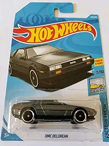 Hot Wheels Factory Fresh 7/10, Gray DMC Delorean 270/365 50TH Anniversary Card