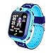 Produktbild lqw0kk41 Multifunktionale SIM-Karte 2G-Netzwerkkamera SOS Kids Safety Smart Armbanduhr - Blau