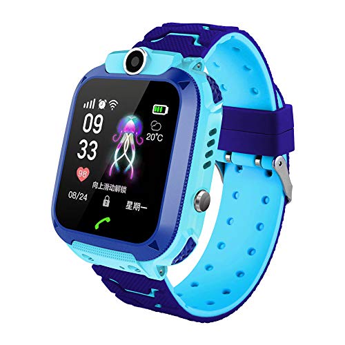 Preisvergleich Produktbild lqw0kk41 Multifunktionale SIM-Karte 2G-Netzwerkkamera SOS Kids Safety Smart Armbanduhr - Blau