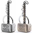 Multibao Marvel Avengers Thor Mjolnir Hammer Keyring Key Ring Chain Gadget Desk Toys Top Focus Spiral Twister Fingertip Gyro Stress Relief ADD ADHD EDC Anti Anxiety Gift