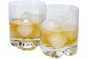 KIKKERLAND - 30 wiederverwendbare Eiswürfel aus transparentem Kunststoff, gefüllt mit reinem Wasser zum Einfrieren