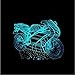Produktbild Autocycle Motorrad 3D Illusion Lampe 7 Farbwechsel Led-Nachtlicht Acryl Schreibtischlampe Atmosphäre Lampe Neuheit Beleuchtung, Fernbedienung und Touch