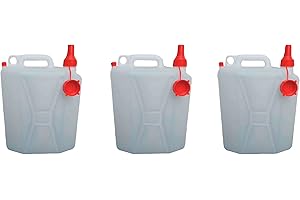 NUOVA PLASTICA ADRIATICA - Taniche per Acqua, Contenitori per Liquidi da 20 Litri, 3 unità