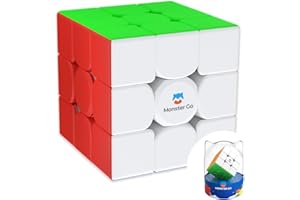 Monster Go Magnético 3x3 Cubo de Velocidad, Cubo MG Serie de Cubos de Aprendizaje Rompecabezas de Juguete para niños Principiantes(Premium Package)