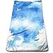Produktbild Hectwya Watercolor Landscape with Clouds and Butterflies Maximum Softness Cotton Quick-Dry Hand Towels