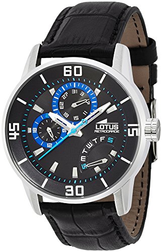 Lotus Uhr Herrenuhr Multifunktion schwarz-blau Uhren Kollektion UL15798/4 Lotus Uhr Herrenuhr Multifunktion schwarz-blau Uhren Kollektion UL15798/4