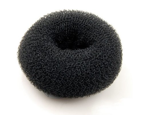 Simplicity Bun Hair Former Doughnut Shaper Ring Hair Dressing Diameter:8cm -10cm (Black)
